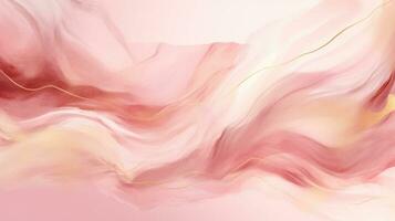 Pink watercolor wave background photo