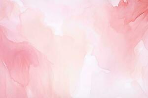 Pink watercolor wave background photo