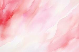 Pink watercolor wave background photo