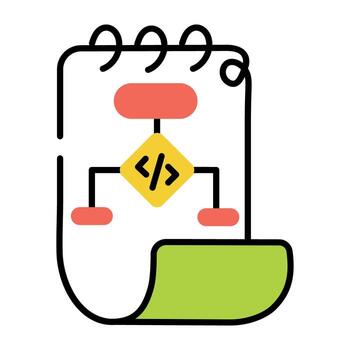 Trendy Programming Algorithm vector