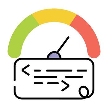 Trendy Code Speed vector