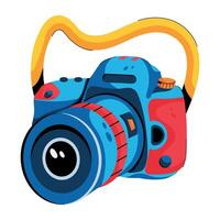 Trendy Digital Camera vector