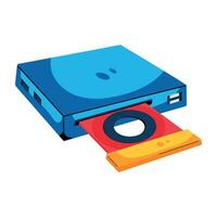 Trendy CD ROM vector