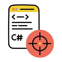 Trendy Code Target vector