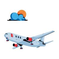 Trendy Aeroplane Concepts vector