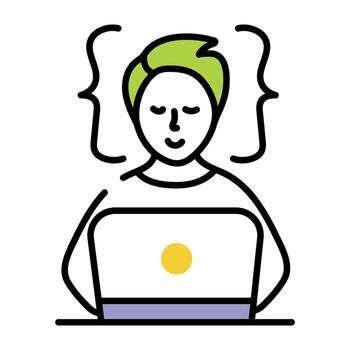 Trendy Code Developer vector