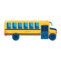 Trendy School Bus vector
