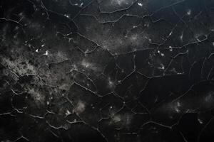 AI Generative Black blue background with light white spots particles Dark blue old rough rusty metal plate surface Grunge background with space design Distressed Like the night sky stars cosmos photo