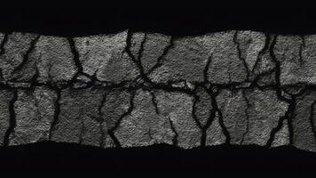 AI Generative Texture of cracked paint Black abstract background photo