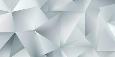 Abstract gray triangles background made with Generative AI photo