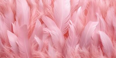 Soft pink vintage color trends chicken feather texture made with photo