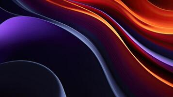 Vibrant colors flow in abstract background made with photo