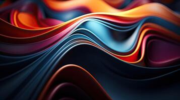 Vibrant colors flow in abstract background made with photo