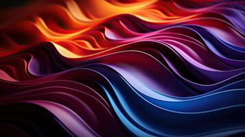 Vibrant colors flow in abstract background made with photo