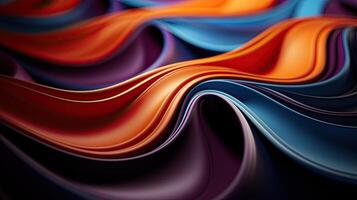 Vibrant colors flow in abstract background made with photo