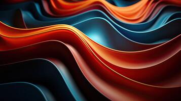 Vibrant colors flow in abstract background made with photo