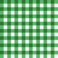 Red and white plaid checkered background. Seamless pattern. vector