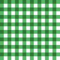 Red and white plaid checkered background. Seamless pattern. vector