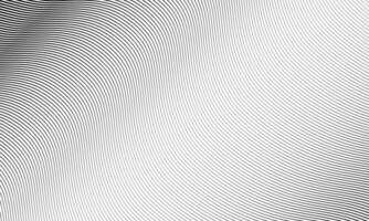 White background, gray stripes, undulating art design. vector