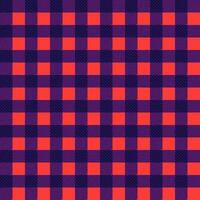 Red and white plaid checkered background. Seamless pattern. vector