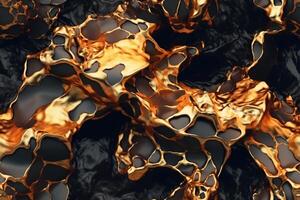 Seamless Lava Texture. photo