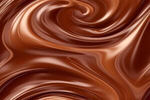 Chocolate Cream Seamless Pattern. photo