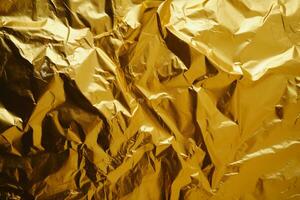 Gold Foil Texture. Ai generative photo