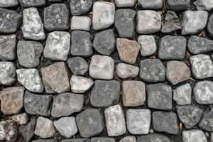 Cobblestone Sidewalk Texture. photo