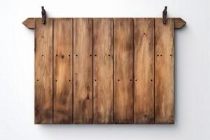 Traditional Wooden Signboard. photo