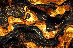 Seamless Lava Texture. photo