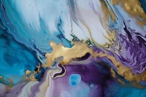 Trendy Watercolor Ink Texture. photo