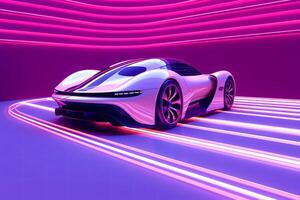 Futuristic Sport Car. photo