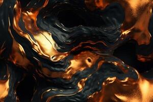 Seamless Lava Texture. photo