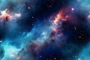 Seamless Galaxy Pattern. photo