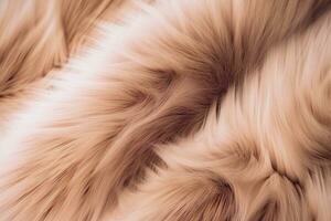 Soft Fur Texture. Ai generative photo