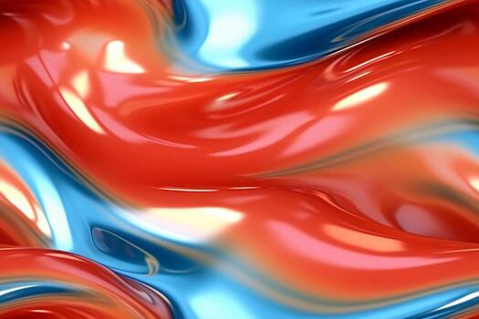 Trendy Colorful Liquid Pattern. photo