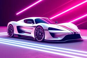Futuristic Sport Car. photo