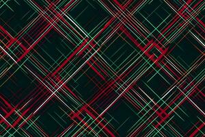 Tartan Seamless Pattern. Ai generative photo