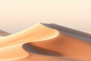 Sand Dunes Wallpaper. Ai generative photo