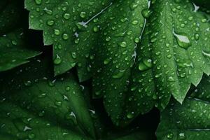 Green Leaves. Ai generative photo