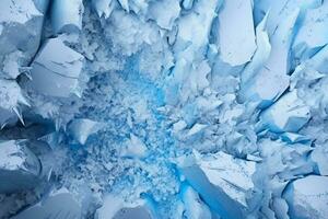Fresh Ice Background. Ai generative photo