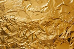 Gold Foil Texture. Ai generative photo