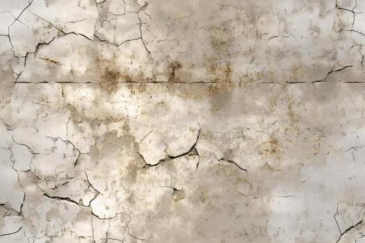 Seamless Cracked Wall Texture. Ai generative photo