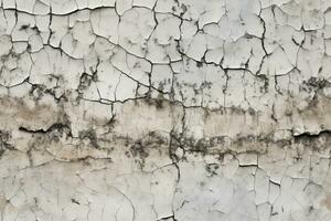 Seamless Cracked Wall Texture. Ai generative photo