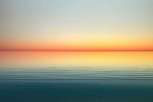Horizone Line Background. Ai generative photo