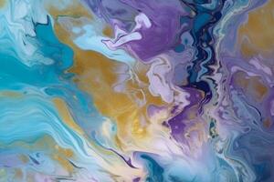 Trendy Watercolor Ink Texture. Ai generative photo