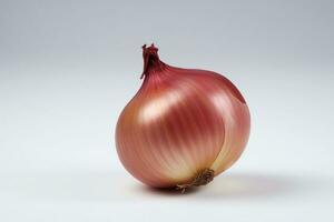 Onion On White. Ai generative photo