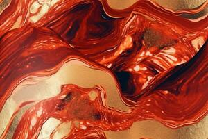 Seamless Luxury Realgar Pearlescent Texture. Ai generative photo