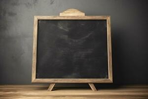 Chalkboard For Text Composition. Ai generative photo