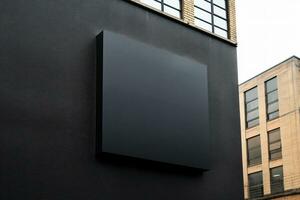 Signage Photo For Logo Mockups. Ai generative